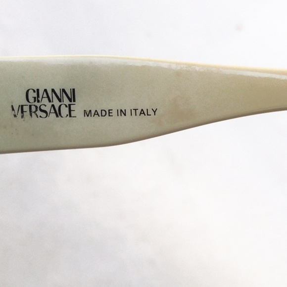 VTG Gianni Versace Sunglasses MOD 480/B Rare White - Picture 5 of 8